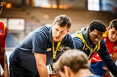 Basketball, bet-at-home Basketball Superliga 2020/21, Viertelfinale Spiel 3, Oberwart Gunners, SKN St. Pölten, Andreas Worenz (Head Coach)