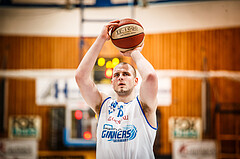 Basketball, bet-at-home Basketball Superliga 2020/21, Viertelfinale Spiel 3, Oberwart Gunners, SKN St. Pölten, Renato Poljak (16)