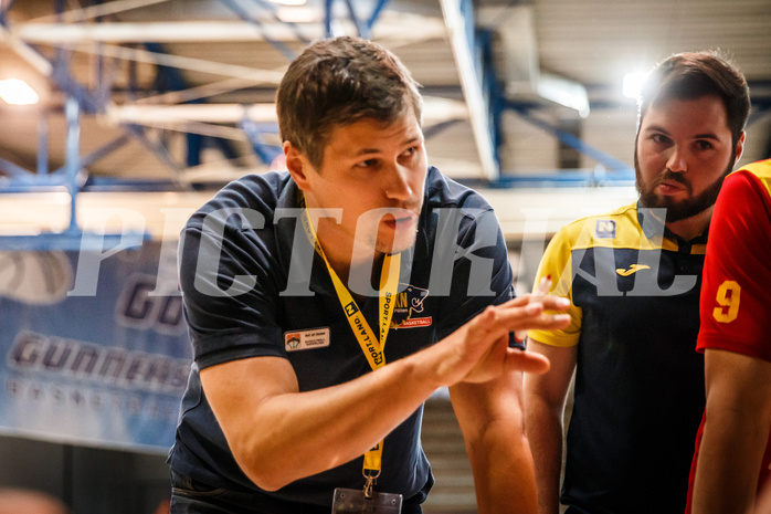 Basketball, bet-at-home Basketball Superliga 2020/21, Viertelfinale Spiel 3, Oberwart Gunners, SKN St. Pölten, Andreas Worenz (Head Coach)
