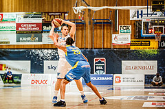 Basketball, bet-at-home Basketball Superliga 2020/21, Viertelfinale Spiel 3, Oberwart Gunners, SKN St. Pölten, Renato Poljak (16)