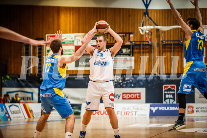 Basketball, bet-at-home Basketball Superliga 2020/21, Viertelfinale Spiel 3, Oberwart Gunners, SKN St. Pölten, Renato Poljak (16)