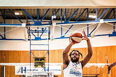 Basketball, bet-at-home Basketball Superliga 2020/21, Viertelfinale Spiel 3, Oberwart Gunners, SKN St. Pölten, Quincy Diggs (13)