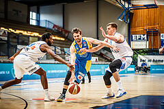 Basketball, bet-at-home Basketball Superliga 2020/21, Viertelfinale Spiel 3, Oberwart Gunners, SKN St. Pölten, Lukas Böck (13)