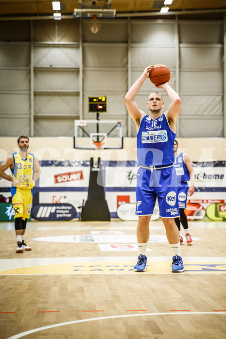 Basketball, bet-at-home Basketball Superliga 2021/22, Grunddurchgang 15.Runde, SKN St. Pölten Basketball, Oberwart Gunners, Renato Poljak (16)