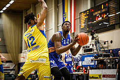 Basketball, bet-at-home Basketball Superliga 2021/22, Grunddurchgang 15.Runde, SKN St. Pölten Basketball, Oberwart Gunners, Emondre Rickman (14)