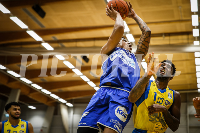 Basketball, bet-at-home Basketball Superliga 2021/22, Grunddurchgang 15.Runde, SKN St. Pölten Basketball, Oberwart Gunners, Rob Howard (5)