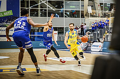 Basketball, bet-at-home Basketball Superliga 2021/22, Grunddurchgang 15.Runde, SKN St. Pölten Basketball, Oberwart Gunners, Lukas Böck (13)