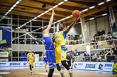 Basketball, bet-at-home Basketball Superliga 2021/22, Grunddurchgang 15.Runde, SKN St. Pölten Basketball, Oberwart Gunners, Kelvin Lewis (1)