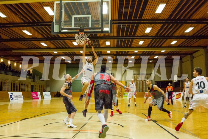 Basketball, 2.Bundesliga, Grunddurchgang 10.Runde, Mattersburg Rocks, Villach Raiders, Ramiz Suljanovic (15)