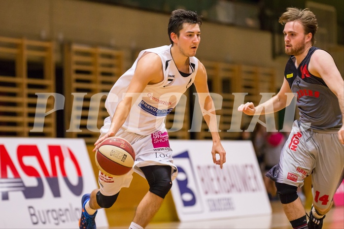 Basketball, 2.Bundesliga, Grunddurchgang 10.Runde, Mattersburg Rocks, Villach Raiders, Bence CZUKOR (7), Felix Huber (14)