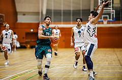 Basketball, Basketball Zweite Liga 2024/25, Grunddurchgang 12.Runde, Vienna Timberwolves, Dornbirn Lions, Eduard Nogues (24), Philipp D'Angelo (9)
