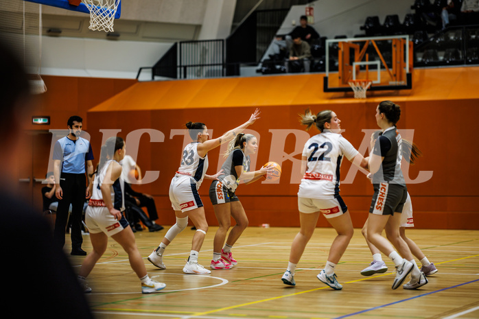 Basketball, Win2Day Basketball Damen Superliga 2024/25, Grunddurchgang 9.Runde, Vienna Timberwolves, Klosterneuburg Duchess, Amelie Cooke (7)
