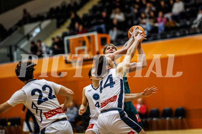 Basketball, Basketball Zweite Liga 2024/25, Grunddurchgang 12.Runde, Vienna Timberwolves, Dornbirn Lions, Davids Grinbergs (11)