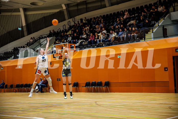 Basketball, Win2Day Basketball Damen Superliga 2024/25, Grunddurchgang 9.Runde, Vienna Timberwolves, Klosterneuburg Duchess, Lea Feitl (33), Sina Höllerl (6)