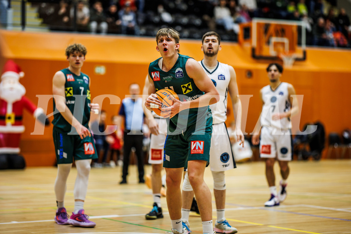 Basketball, Basketball Zweite Liga 2024/25, Grunddurchgang 12.Runde, Vienna Timberwolves, Dornbirn Lions, Davids Grinbergs (11)