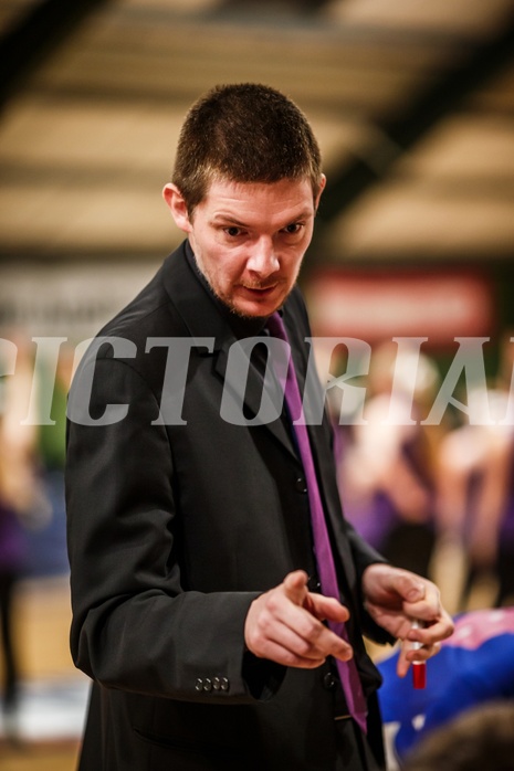 Basketball, ABL 2018/19, Grunddurchgang 12.Runde, Vienna D.C. Timberwolves, UBSC Graz, Hubert Schmidt (Headcoach)