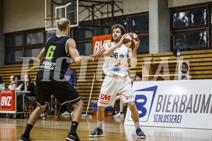 Basketball, Basketball Zweite Liga, Grunddurchgang 6.Runde, Mattersburg Rocks, Basket Flames, Jan NICOLI (6)
