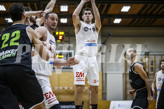 Basketball, Basketball Zweite Liga, Grunddurchgang 6.Runde, Mattersburg Rocks, Basket Flames, Marko SOLDO (7)