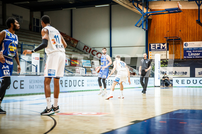 Basketball, bet-at-home Basketball Superliga 2020/21, Halbfinale Spiel 4, Oberwart Gunners, Gmunden Swans, Daniel Friedrich (6)