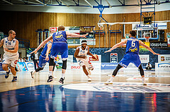 Basketball, bet-at-home Basketball Superliga 2020/21, Halbfinale Spiel 4, Oberwart Gunners, Gmunden Swans, Quincy Diggs (13)