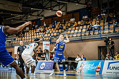 Basketball, bet-at-home Basketball Superliga 2020/21, Halbfinale Spiel 4, Oberwart Gunners, Gmunden Swans, Benedikt Güttl (7)