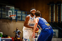Basketball, bet-at-home Basketball Superliga 2020/21, Halbfinale Spiel 4, Oberwart Gunners, Gmunden Swans, Quincy Diggs (13)