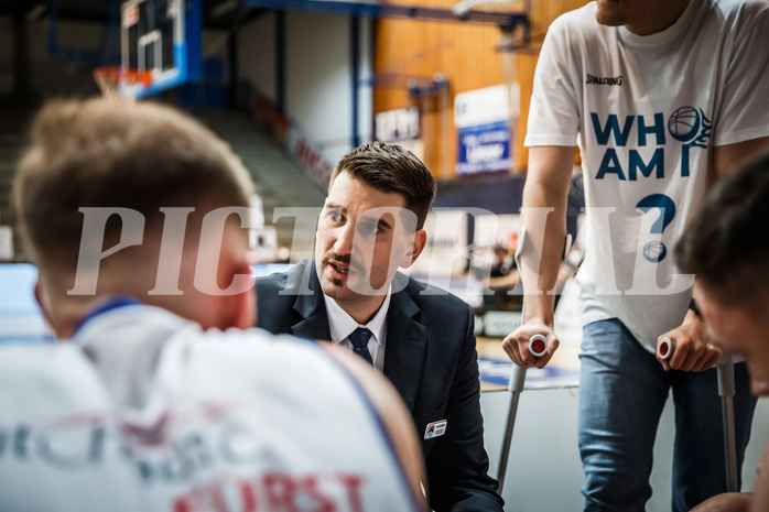 Basketball, bet-at-home Basketball Superliga 2020/21, Halbfinale Spiel 4, Oberwart Gunners, Gmunden Swans, Horst Leitner (Coach)