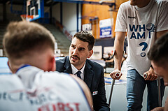 Basketball, bet-at-home Basketball Superliga 2020/21, Halbfinale Spiel 4, Oberwart Gunners, Gmunden Swans, Horst Leitner (Coach)
