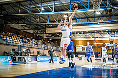 Basketball, bet-at-home Basketball Superliga 2020/21, Halbfinale Spiel 4, Oberwart Gunners, Gmunden Swans, Renato Poljak (16)