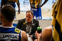 Basketball, bet-at-home Basketball Superliga 2020/21, Halbfinale Spiel 4, Oberwart Gunners, Gmunden Swans, Anton Mirolybov (Head Coach)