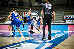 Basketball, bet-at-home Basketball Superliga 2020/21, Halbfinale Spiel 4, Oberwart Gunners, Gmunden Swans, Quincy Diggs (13)