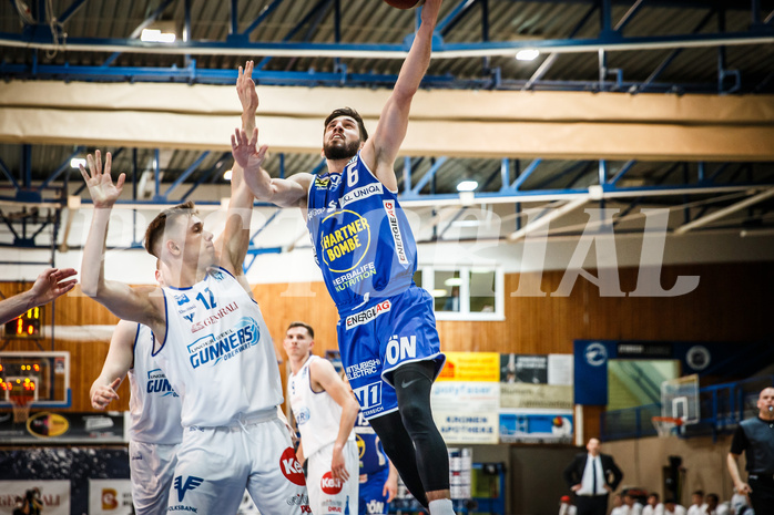 Basketball, bet-at-home Basketball Superliga 2020/21, Halbfinale Spiel 4, Oberwart Gunners, Gmunden Swans, Daniel Friedrich (6)