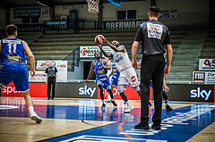 Basketball, bet-at-home Basketball Superliga 2020/21, Halbfinale Spiel 4, Oberwart Gunners, Gmunden Swans, Quincy Diggs (13)
