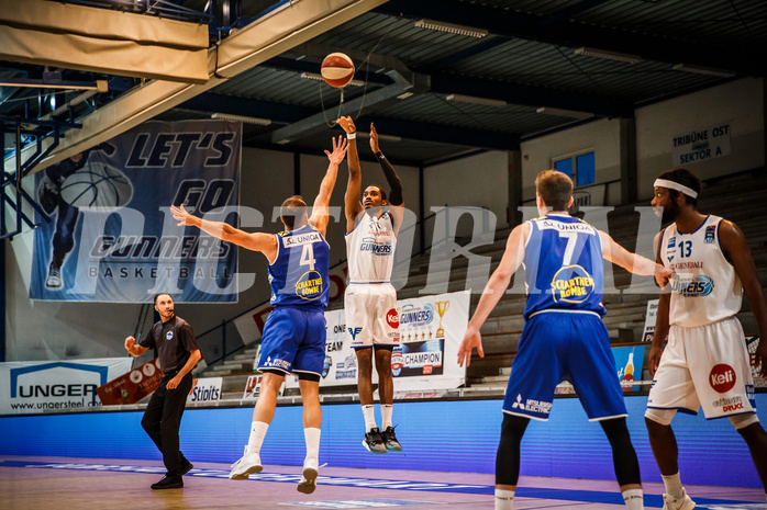 Basketball, bet-at-home Basketball Superliga 2020/21, Halbfinale Spiel 4, Oberwart Gunners, Gmunden Swans, Nigel Pruitt (11)