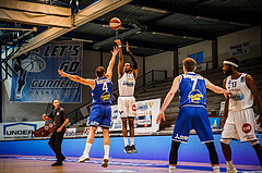 Basketball, bet-at-home Basketball Superliga 2020/21, Halbfinale Spiel 4, Oberwart Gunners, Gmunden Swans, Nigel Pruitt (11)