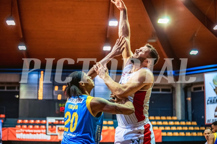 Basketball, Win2Day Superliga 2022/23, Grunddurchgang 7.Runde, BC GGMT Vienna, SKN St. Pölten, Christopher Ferguson (20), Jozo Rados (3)