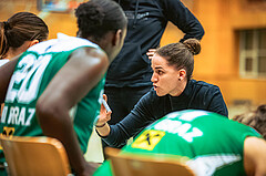 Basketball, Win2Day Basketball Damen Superliga 2022/23, Grunddurchgang 7.Runde, Vienna United, UBI Holding Graz, Tanja Kuzmanovic (Ass. Coach)