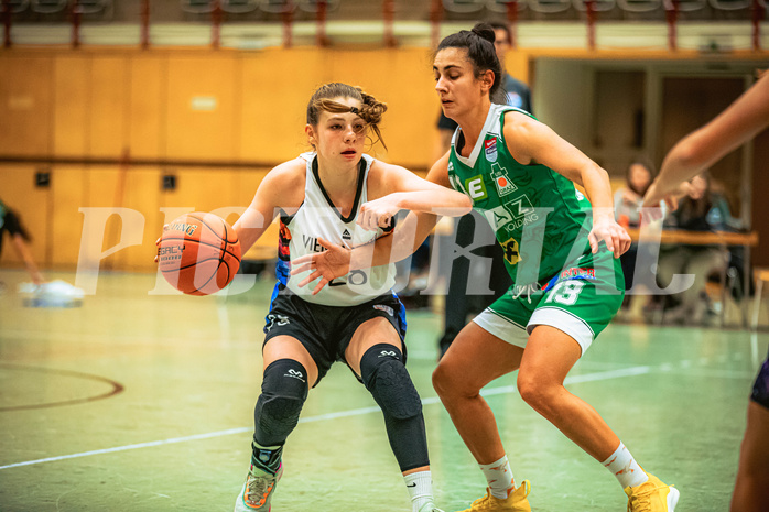 Basketball, Win2Day Basketball Damen Superliga 2022/23, Grunddurchgang 7.Runde, Vienna United, UBI Holding Graz, Ninel Merkotun (28)