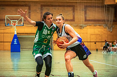 Basketball, Win2Day Basketball Damen Superliga 2022/23, Grunddurchgang 7.Runde, Vienna United, UBI Holding Graz, Nika Cic (18), Alona Dobrovolska (5)