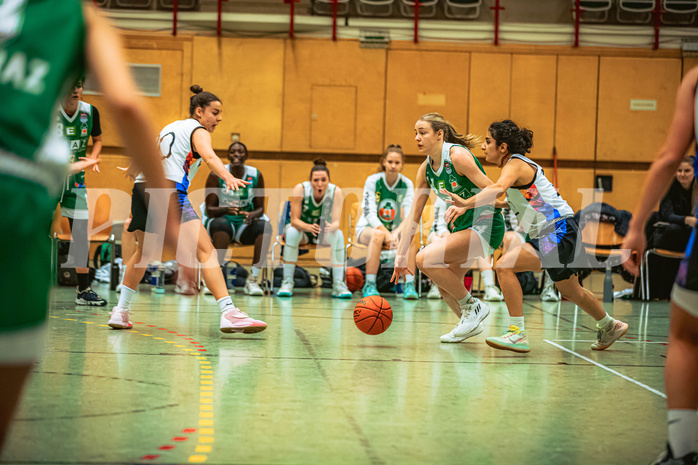 Basketball, Win2Day Basketball Damen Superliga 2022/23, Grunddurchgang 7.Runde, Vienna United, UBI Holding Graz, Jördis Reisner (14)
