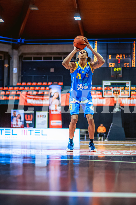 Basketball, Win2Day Superliga 2022/23, Grunddurchgang 7.Runde, BC GGMT Vienna, SKN St. Pölten, Christopher Ferguson (20)