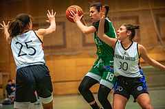 Basketball, Win2Day Basketball Damen Superliga 2022/23, Grunddurchgang 7.Runde, Vienna United, UBI Holding Graz, Nika Cic (18)