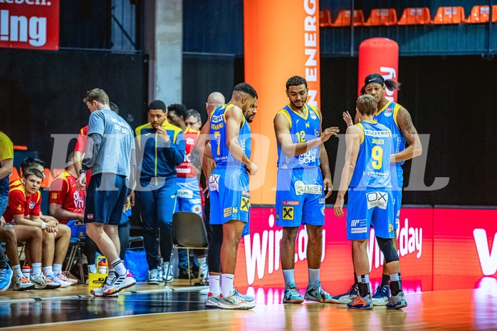 Basketball, Win2Day Superliga 2022/23, Grunddurchgang 7.Runde, BC GGMT Vienna, SKN St. Pölten, Rashaan Guylain Mbemba (12)