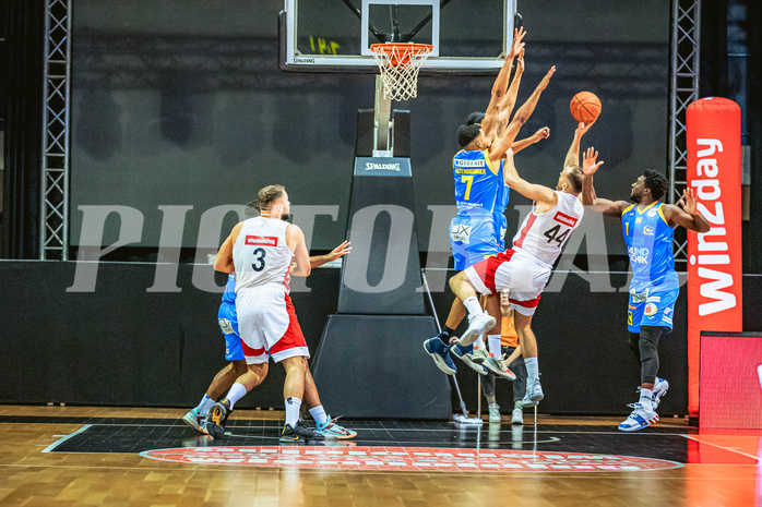Basketball, Win2Day Superliga 2022/23, Grunddurchgang 7.Runde, BC GGMT Vienna, SKN St. Pölten, Enis Murati (44)