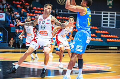 Basketball, Win2Day Superliga 2022/23, Grunddurchgang 7.Runde, BC GGMT Vienna, SKN St. Pölten, Ivan Siriscevic (17)