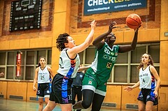 Basketball, Win2Day Basketball Damen Superliga 2022/23, Grunddurchgang 7.Runde, Vienna United, UBI Holding Graz, Theresa Stejskal (32), Emilia Ferreira (20)
