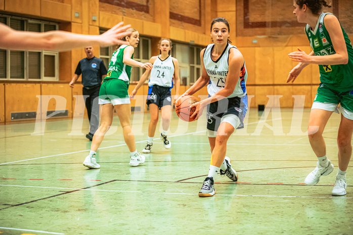 Basketball, Win2Day Basketball Damen Superliga 2022/23, Grunddurchgang 7.Runde, Vienna United, UBI Holding Graz, Klara Brunner (25)