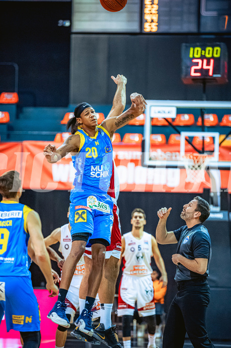 Basketball, Win2Day Superliga 2022/23, Grunddurchgang 7.Runde, BC GGMT Vienna, SKN St. Pölten, Christopher Ferguson (20)