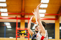 Basketball, win2day Basketball Superliga 2023/24, 4.Plazierungsrunde, Traiskirchen Lions, Gmunden Swans, Daniel Friedrich (6)