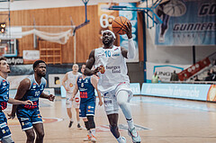 Basketball, Basketball Superliga 2023/24 , Qualifikationsrunde 4, Oberwart Gunners, BBC Nord Dragonz, Austen Awosika (10, Munis Tutu (10)